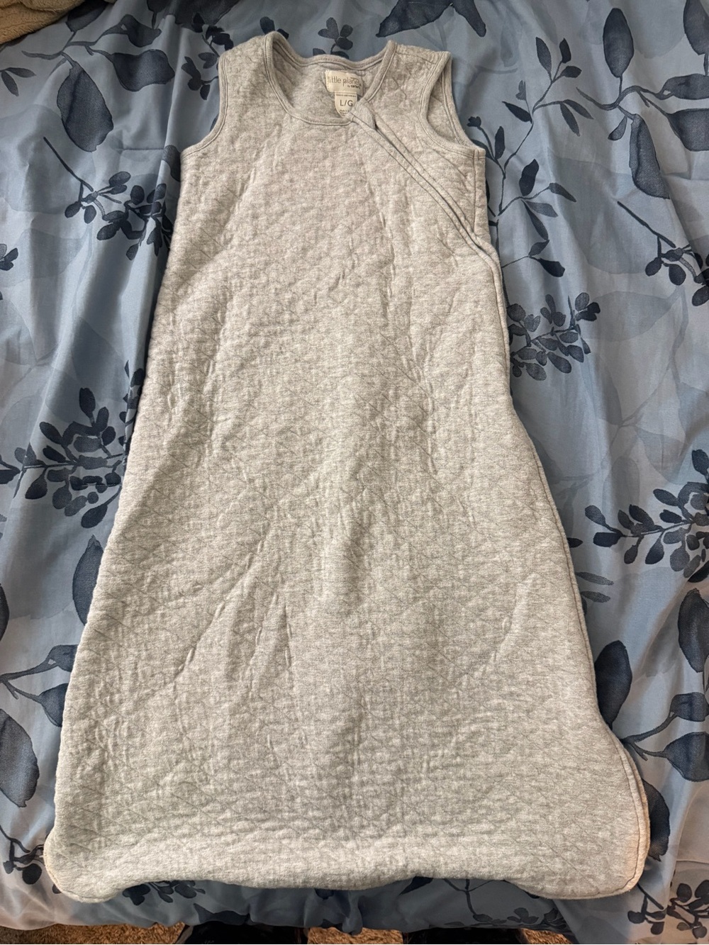 Carter's Light Gray Quilted Sleeveless Sleep Sack